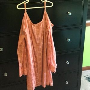 Long Sleeve Off The Shoulder Dress